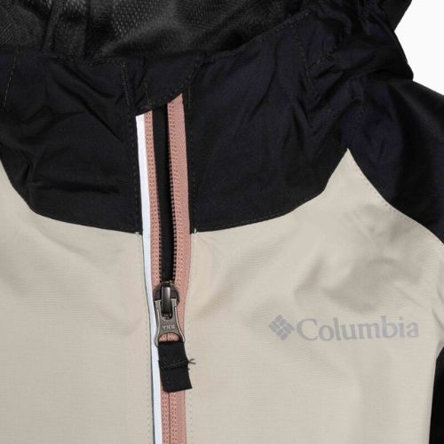 Columbia Dalby Springs 672 detská bunda do dažďa black/pink 1877671