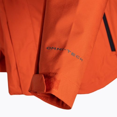 Columbia pánska bunda do dažďa Earth Explorer Shell 813 oranžová 1988612