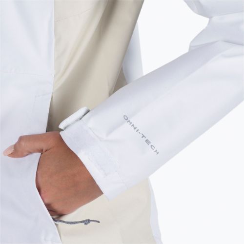 Columbia dámska bunda do dažďa Hikebound 100 white 1989253