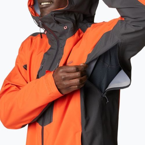 Columbia Peak Creek Shell 813 orange pánska bunda do dažďa 1988892