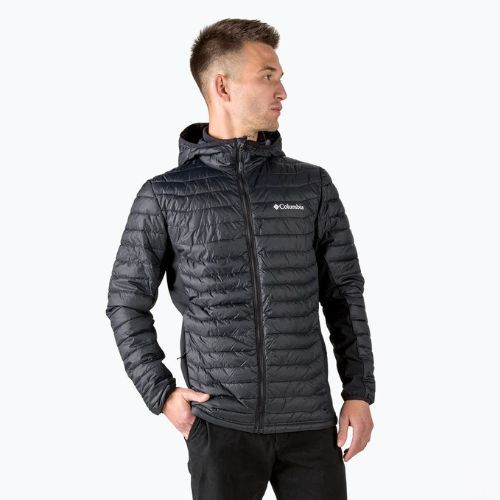 Columbia Powder Pass Hooded 010 pánska páperová bunda čierna 1773271