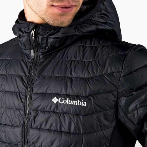 Columbia Powder Pass Hooded 010 pánska páperová bunda čierna 1773271
