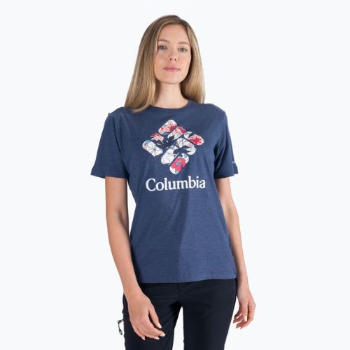 Columbia Bluebird Day Relaxed dámske trekové tričko námornícka modrá 1934002