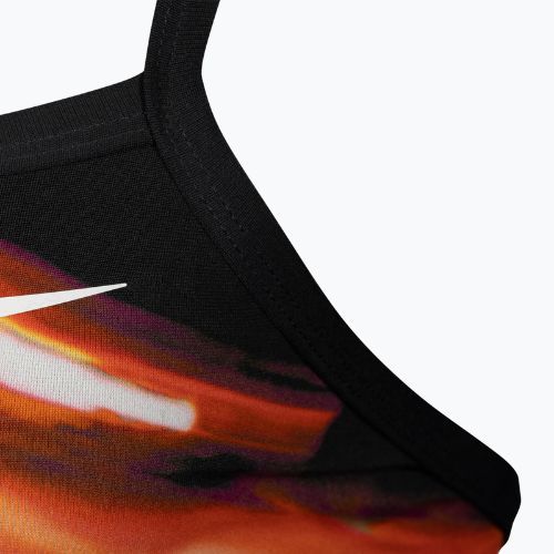 Dámske jednodielne plavky Nike Spectrum čierno-červené NESSA014-614