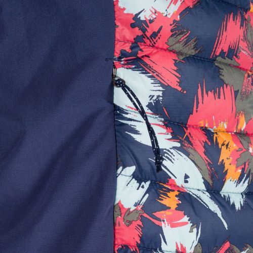 Columbia Powder Pass 469 dámske tričko bez rukávov na zips tmavomodré 1832222