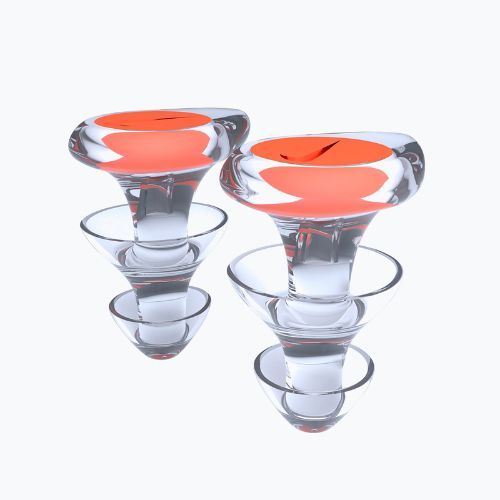 Štuple do uší Nike Orange NESS9175-618