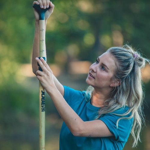 SUP pádlo 2-dielne JOBE Paddle Bamboo Classic hnedé 486721004