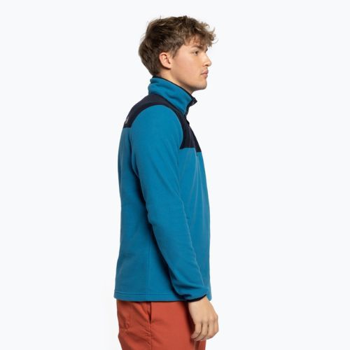 Pánska fleecová mikina The North Face Homesafe Snap Neck blue NF0A55HM49C1