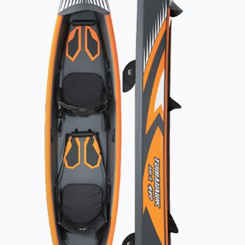 Aqua Marina Tomahawk sivý Air-K 440 Vysokotlakový nafukovací kajak pre 2 osoby 14'5″