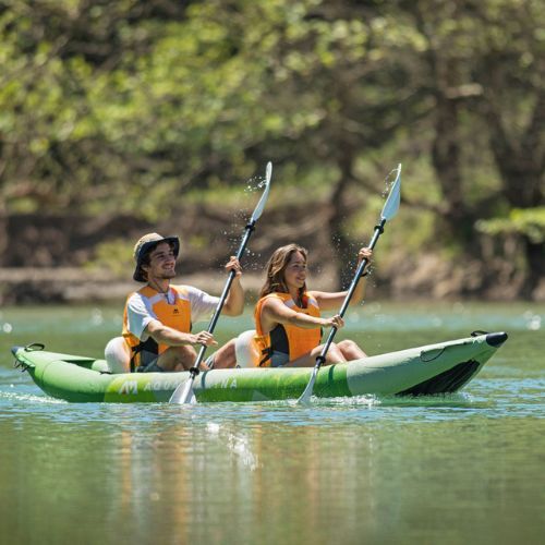 Aqua Marina Rekreačný kajak zelený Betta-412 13'6″ nafukovací kajak pre 2 osoby
