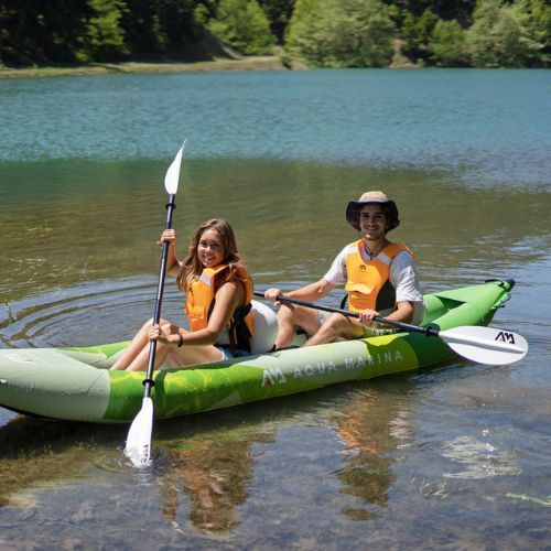 Aqua Marina Rekreačný kajak zelený Betta-412 13'6″ nafukovací kajak pre 2 osoby