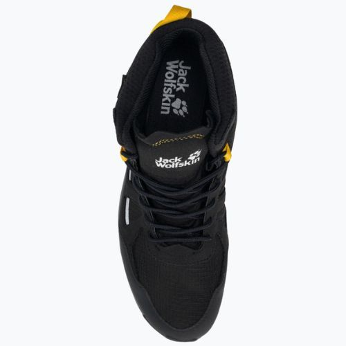 Jack Wolfskin pánske trekové topánky Woodland 2 Texapore Mid black 4051261_6055