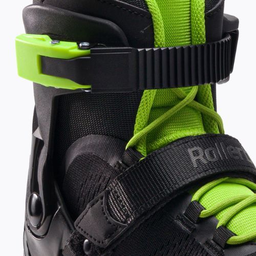 Detské kolieskové korčule Rollerblade Microblade black/green 07221900 T83