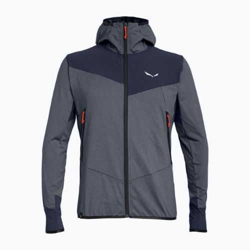Pánska fleecová mikina Salewa Agner Hybrid PL/DST FZ Hoody navy blue 00-0000027371