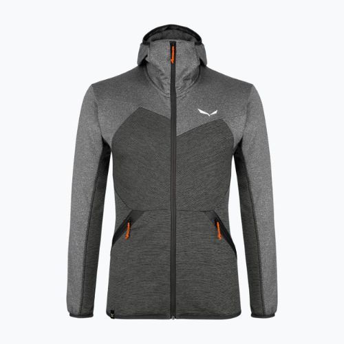 Salewa pánska fleecová mikina Puez Melange PL FZ Hoody šedá 00-0000027386