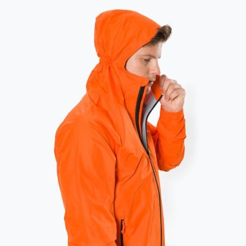 Salewa pánska bunda do dažďa Puez Aqua 3 PTX oranžová 00-0000024545