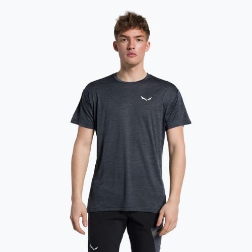 Salewa Puez Melange Dry pánske trekové tričko čierne 00-0000026537