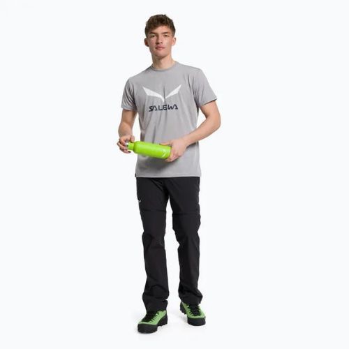 Pánske trekingové tričko Salewa Solidlogo Dry grey 00-0000027018