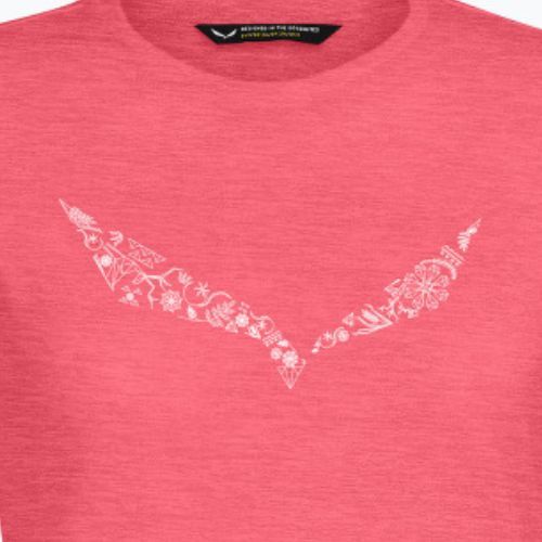 Dámske trekingové tričko Salewa Solid Dry pink 00-0000027019