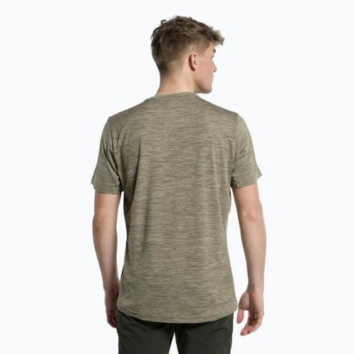 Salewa pánske trekové tričko Puez Hybrid 2 Dry brown 00-0000027397