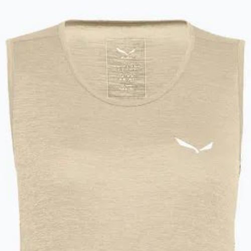 Dámske trekingové tričko Salewa Puez Graphic Dry Tank beige 00-0000027482