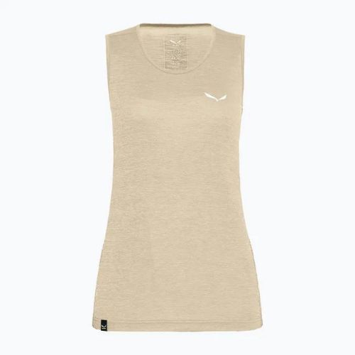 Dámske trekingové tričko Salewa Puez Graphic Dry Tank beige 00-0000027482