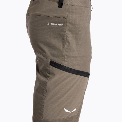 Salewa Lavaredo Hemp pánske turistické šortky hnedé 00-0000028033