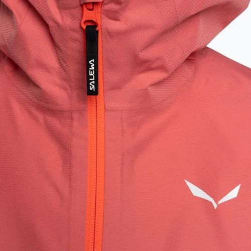 Salewa Aqua PTX detská bunda do dažďa ružová 00-0000028120