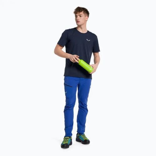 Pánske trekingové tričko Salewa Alpine Hemp Logo navy blue 00-0000028132