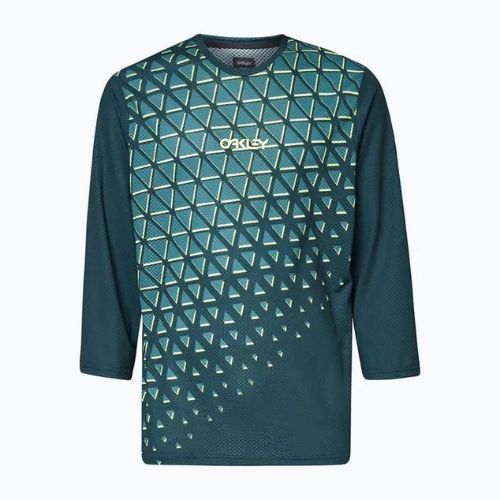 Pánsky cyklistický dres Oakley Flow 3/4 zelený FOA403122