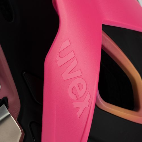 Cyklistická prilba UVEX Jakkyl HDE BOA black/pink S4109780615