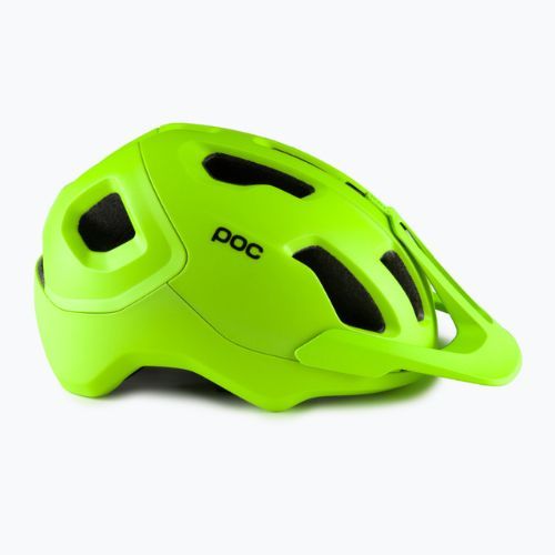 Cyklistická prilba POC Axion fluorescent yellow/green matt