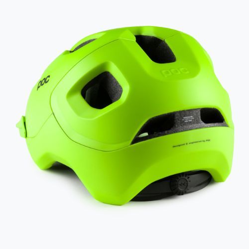 Cyklistická prilba POC Axion fluorescent yellow/green matt