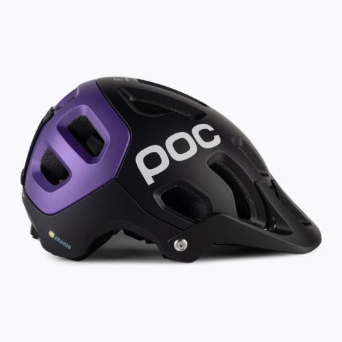 Cyklistická prilba POC Tectal Race MIPS uranium black/sapphire purple metallic/matt