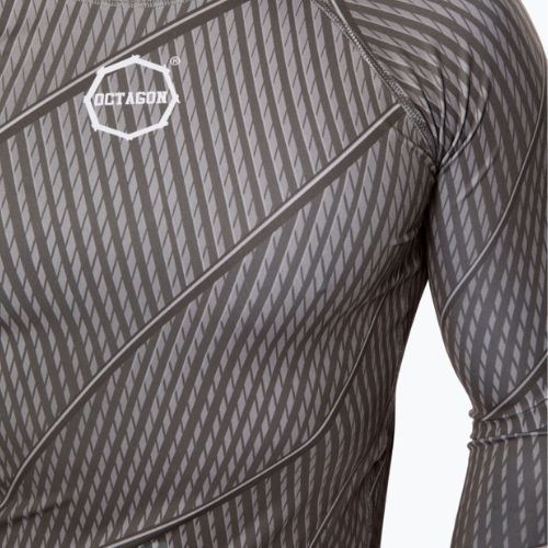 Octagon Voyager pánsky rashguard s dlhým rukávom šedý