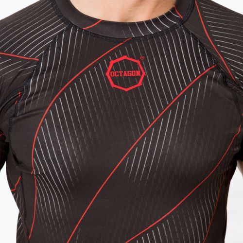 Octagon Voyager pánsky rashguard červený