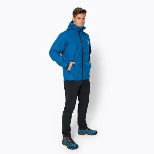 Black Diamond Liquid Point pánska hardshellová bunda modrá APK8494015SML1