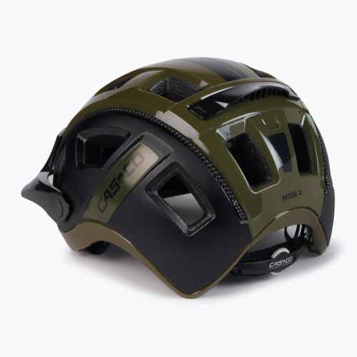 Cyklistická prilba CASCO MTBE 2 čierno-zelená 04.1345