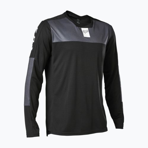 Pánsky cyklistický dres FOX Defend LS Jersey Foxhead black 28988