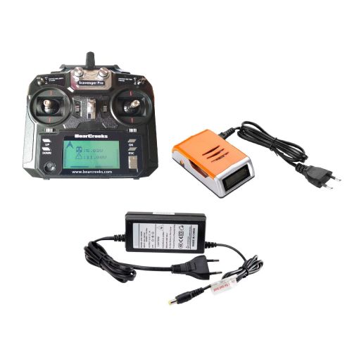 Bearcreeks Scavenger Pro návnada loď + GPS autopilot systém VF Echosounder čierna BC.V1.PRO.4