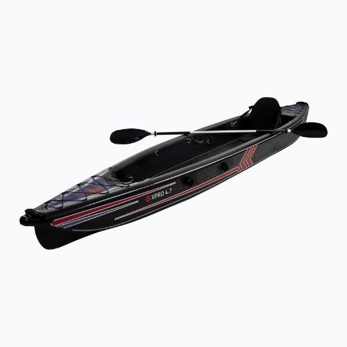 Vysokotlakový nafukovací kajak Pure4Fun Dropstitch pre 2 osoby čierny P4F160010