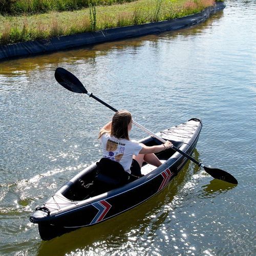 Pure4Fun Dropstitch black 160000 Vysokotlakový nafukovací kajak pre 1 osobu