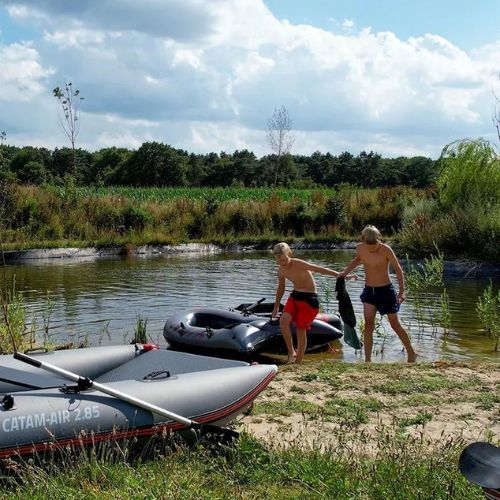 Pure4Fun XPRO Catam-Air 285 pontón pre 4 osoby sivý P4F150090