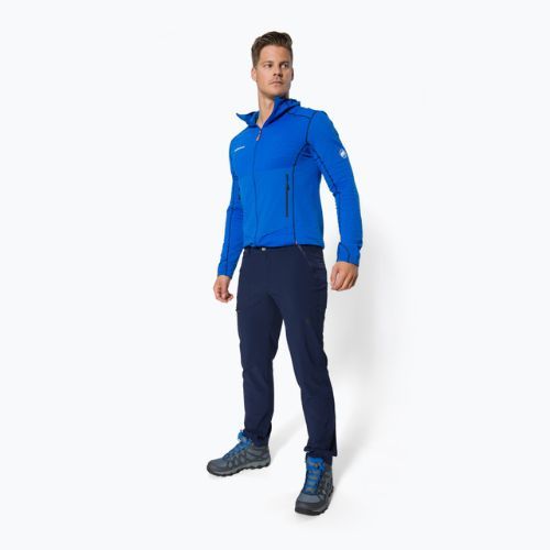 MAMMUT Runbold pánske trekingové nohavice navy blue