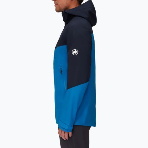 MAMMUT Convey Tour HS pánska hardshellová bunda modrá a námornícka