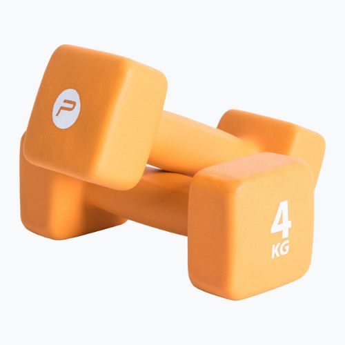 Neoprénové činky 4 kg Pure2Improve oranžové P2I201420