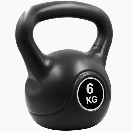 Kettlebell 6 kg Pure2Improve čierny P2I202090