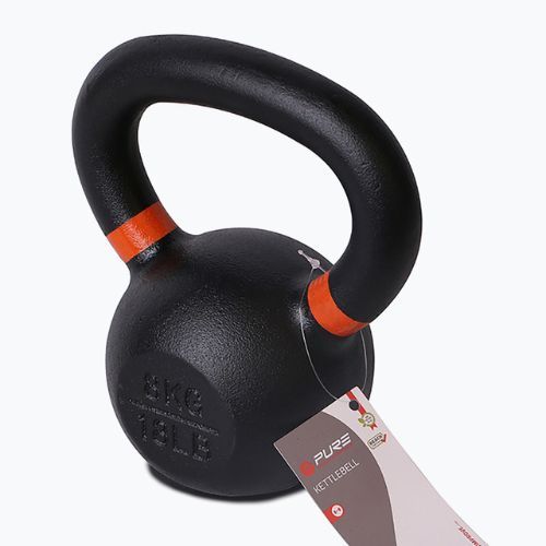 Kettlebell 8 kg Pure2Improve čierny P2I810090