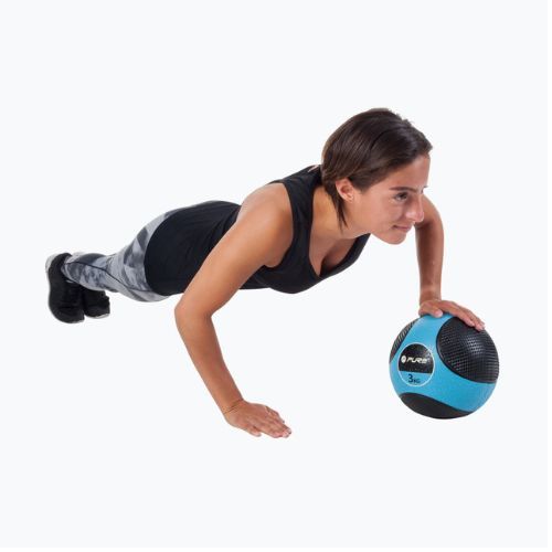 Pure2Improve Medicine Ball 3 kg modrá 2138