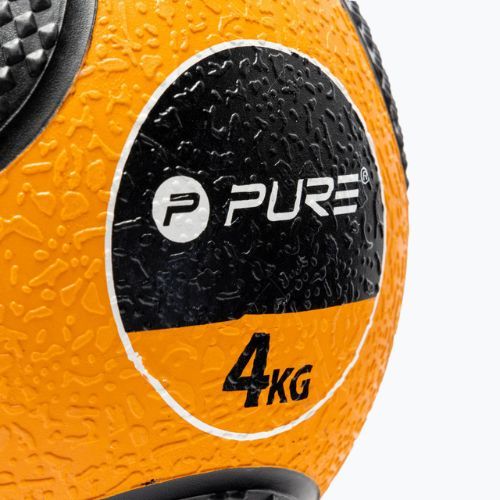 Medicínska lopta Pure2Improve 4 kg oranžová 2139